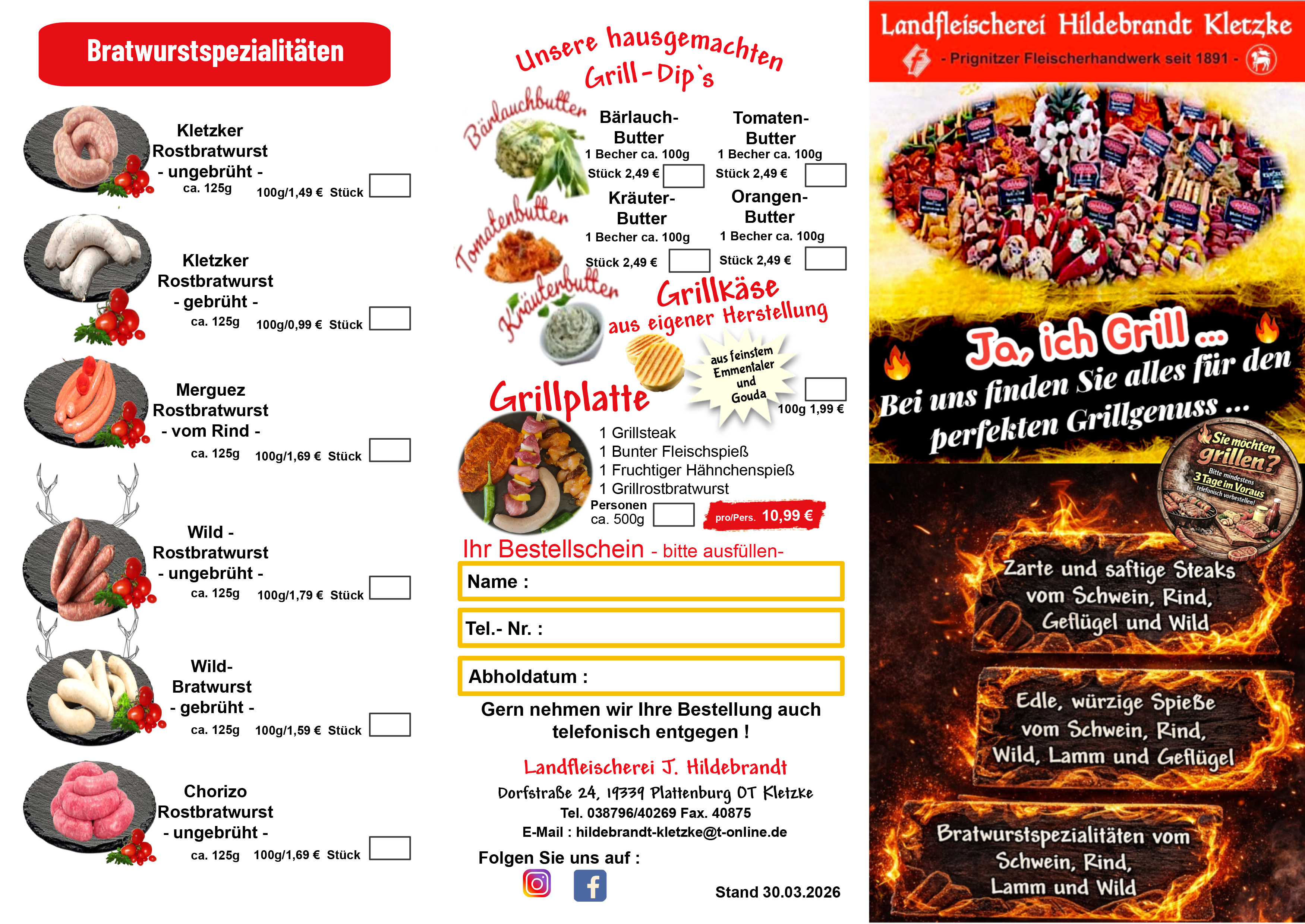 Grillspezialitäten